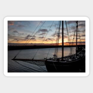 Sunrise on the River Blyth Sticker